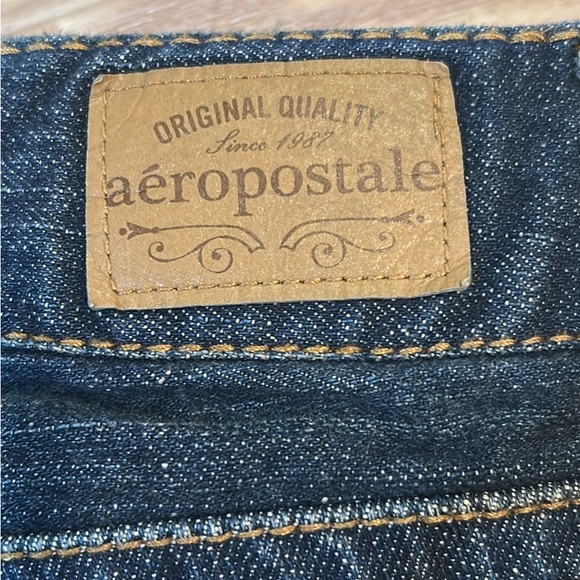Aeropostale Women's Dark Blue Skinny Jeans - Picture 2 of 2